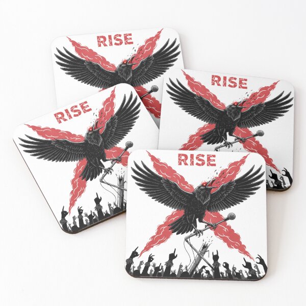 Item preview, Dark Raven Scream – Emotional Explosion in Red and Black designed and sold by tee.crush.