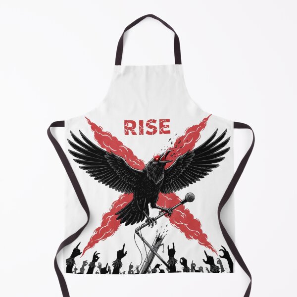 Item preview, Dark Raven Scream – Emotional Explosion in Red and Black designed and sold by tee.crush.
