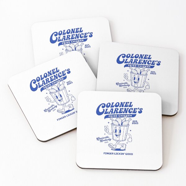 Item preview, Colonel Clarence's Fried Chicken Retro Bucket Mascot designed and sold by HoopeStylee.