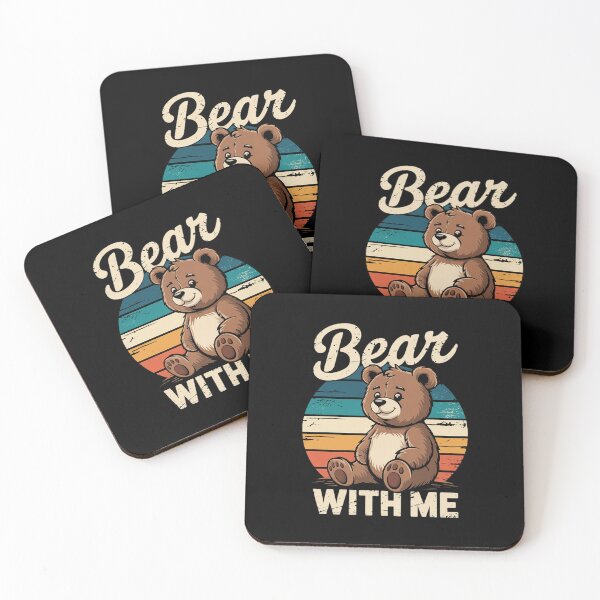 Item preview, Bear With Me Animal Pun Bears Lover Bear  designed and sold by HuValverdeArt.