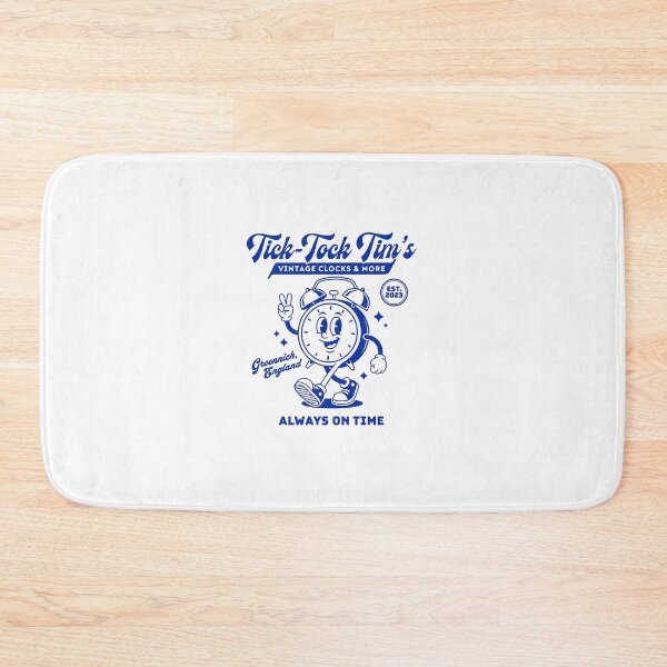 Item preview, Tick-Tock Tim's Retro Alarm Clock Mascot designed and sold by HoopeStylee.
