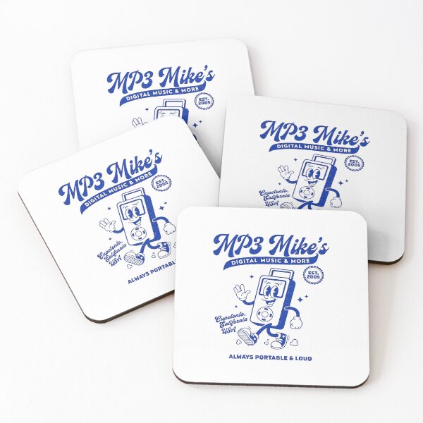 Item preview, MP3 Mike's Retro Digital Music Player Mascot designed and sold by HoopeStylee.