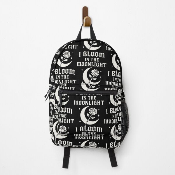 Item preview, I Bloom in the Moonlight – Aesthetic Lunar Flower Quote Design designed and sold by graphicnew.