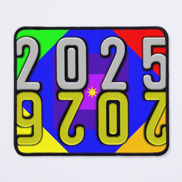 Item preview, Dual Dawn: 2025 & 2026 in Explosive Geometric Fusion designed and sold by Faali950.