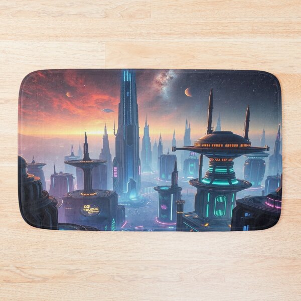 Item preview, Cosmic Citydreams – Between star flight and architectural poetry, a futurescape full of light and intuition designed and sold by FotoworldEdel.