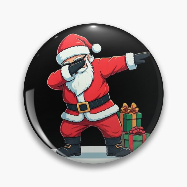 Item preview, Funny Santa Dab Illustration | Cool Christmas Art with Dancing Santa Claus designed and sold by PixelVibe782.