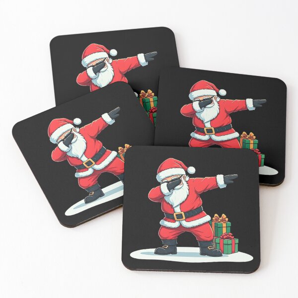 Item preview, Funny Santa Dab Illustration | Cool Christmas Art with Dancing Santa Claus designed and sold by PixelVibe782.