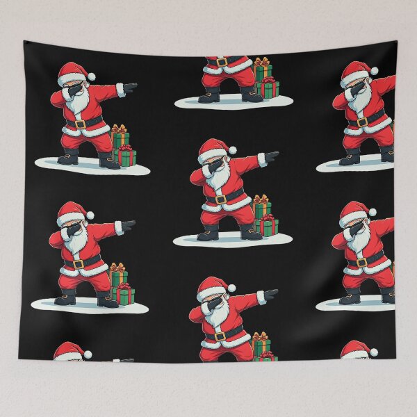 Item preview, Funny Santa Dab Illustration | Cool Christmas Art with Dancing Santa Claus designed and sold by PixelVibe782.