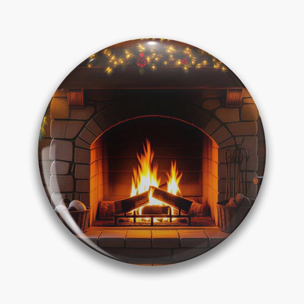 Item preview, Merry Christmas, Christmas fireplace designed and sold by Planet Utoppia.