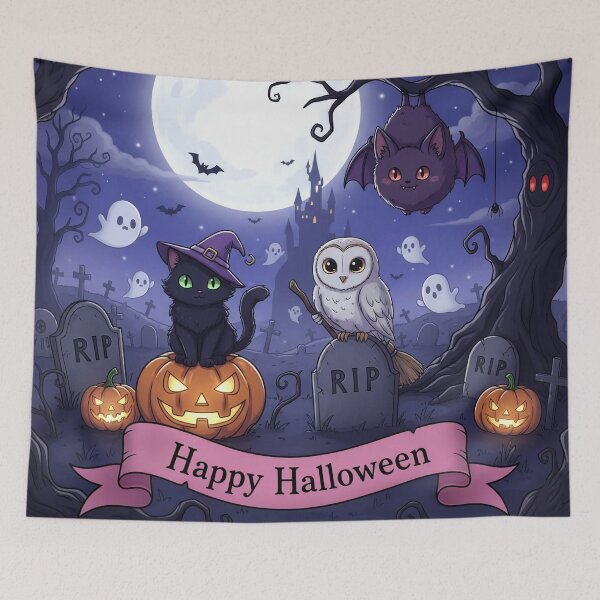 Item preview, Anime Happy Halloween Design - 2 designed and sold by StellaArtz.