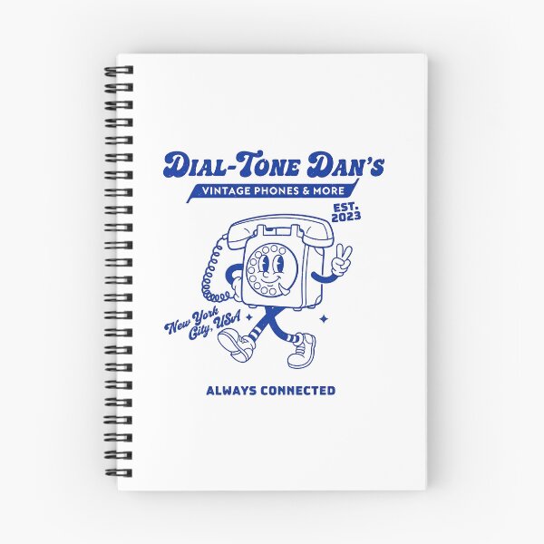 Item preview, Dial-Tone Dan's Retro Rotary Phone Mascot Design designed and sold by HoopeStylee.