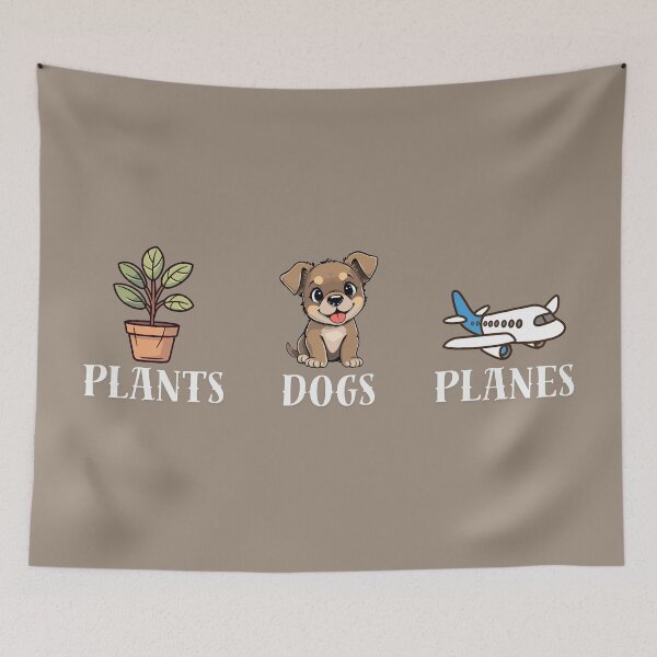 Item preview, Plants Dogs Planes designed and sold by buglevel.