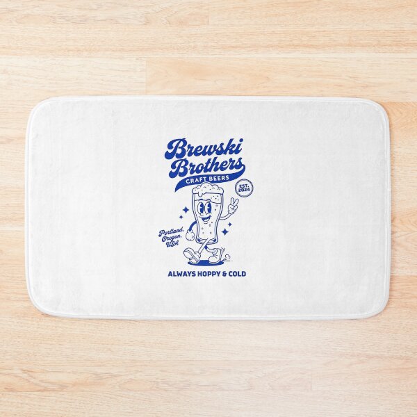 Item preview, Brewski Brothers Retro Beer Pint Mascot Craft Design designed and sold by HoopeStylee.