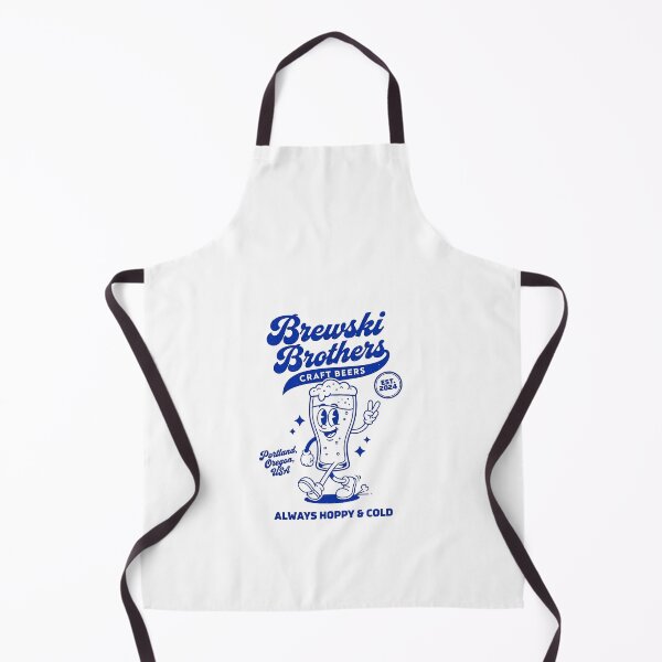 Item preview, Brewski Brothers Retro Beer Pint Mascot Craft Design designed and sold by HoopeStylee.