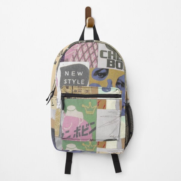 Item preview, Cherry Bomb Collage – Mixed Stickers, Found Paper & Vintage Texture designed and sold by soupbreakfast.
