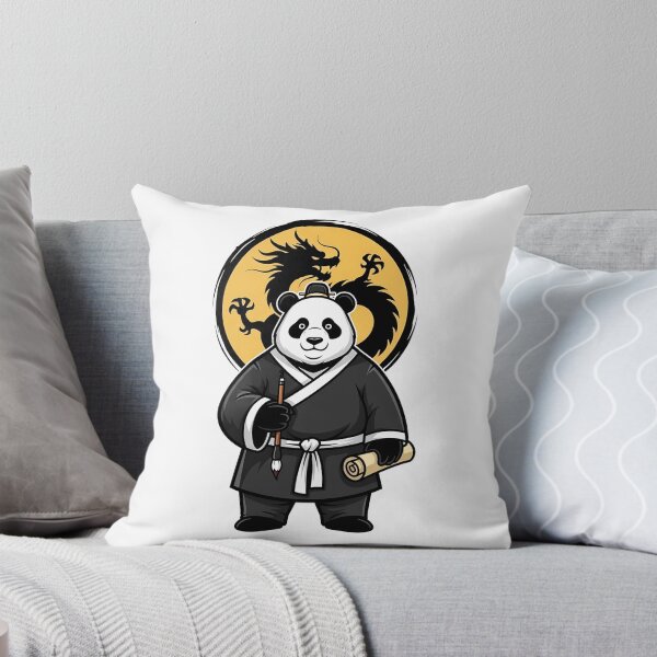 Item preview, Wise Panda Calligrapher Dragon Motif designed and sold by k3rstman1.