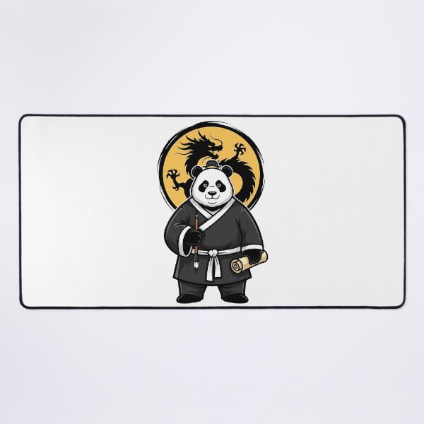 Item preview, Wise Panda Calligrapher Dragon Motif designed and sold by k3rstman1.