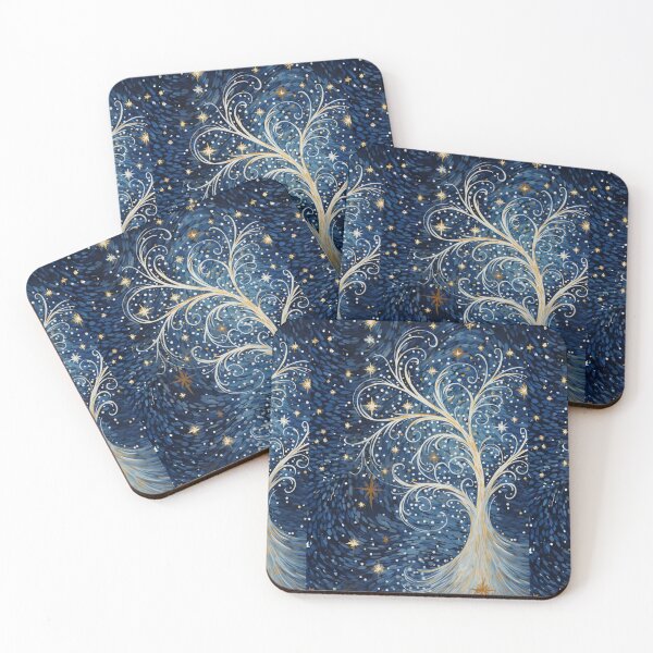 Item preview, Golden Winter Dreams – Klimt-Inspired Snow Landscapes designed and sold by Ewa Miller.