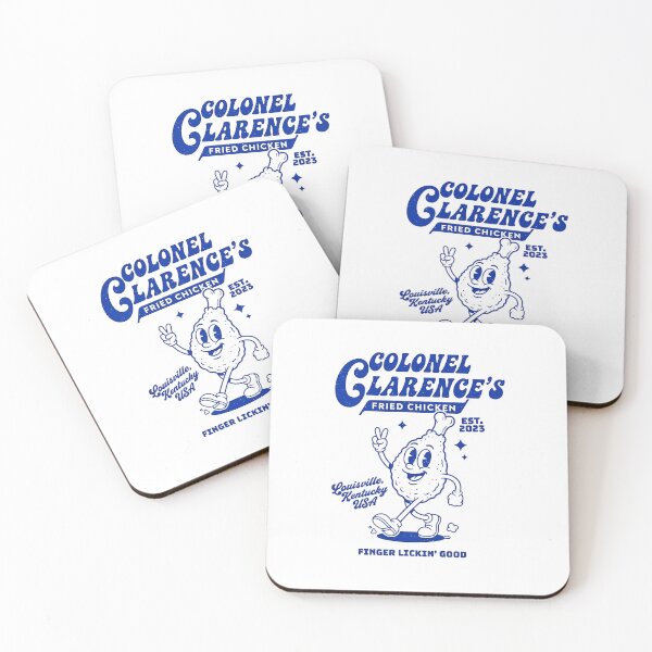 Item preview, Colonel Clarence's Fried Chicken Retro Mascot Design designed and sold by HoopeStylee.