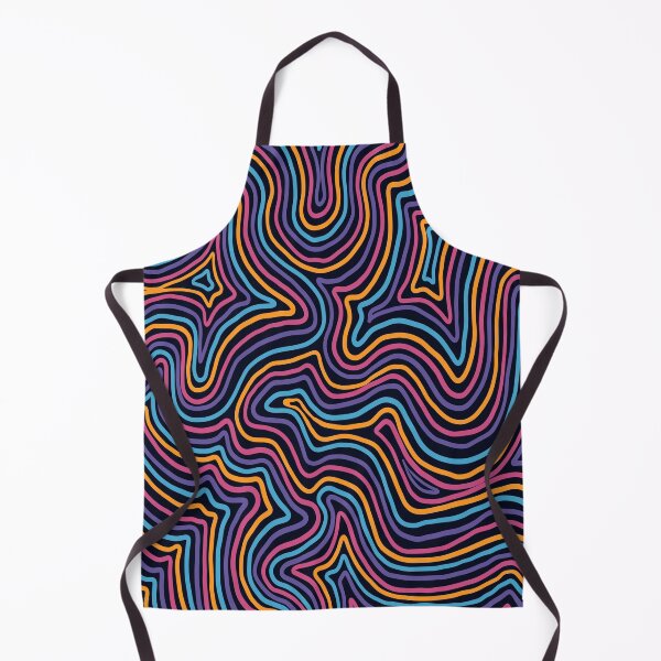 Item preview, Psychedelic Halloween Abstract Pattern - Trippy Wavy Lines designed and sold by velvetearth.