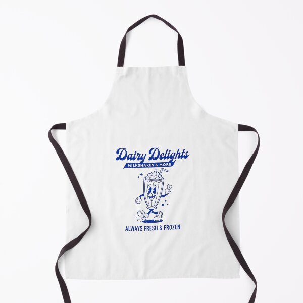 Item preview, Dairy Delights Retro Milkshake Mascot Diner Design designed and sold by HoopeStylee.