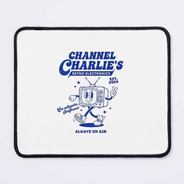 Item preview, Channel Charlie's Retro TV Mascot Electronics Design designed and sold by HoopeStylee.