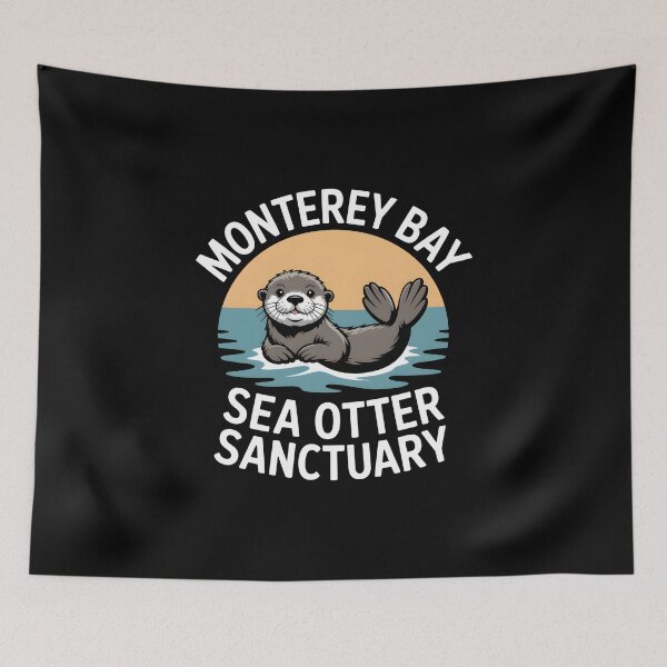 Item preview, Sea Otter Monterey - This design is created for ocean lovers, sea otter fans, and everyone who feels connected to the calm and joyful spirit of Monterey Bay. designed and sold by ZyziowskyArt.
