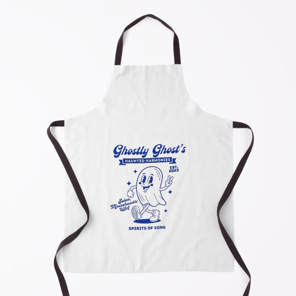 Item preview, Ghostly Ghost's Haunted Harmonies Retro Mascot Design designed and sold by HoopeStylee.