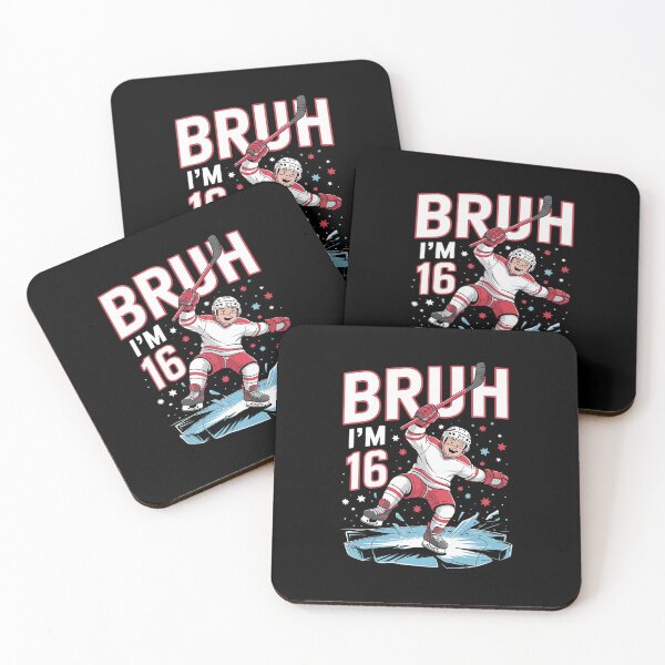 Item preview, Bruh It's My 16th Birthday Boy Ice Hockey 16 Years Old  designed and sold by THagBlue.