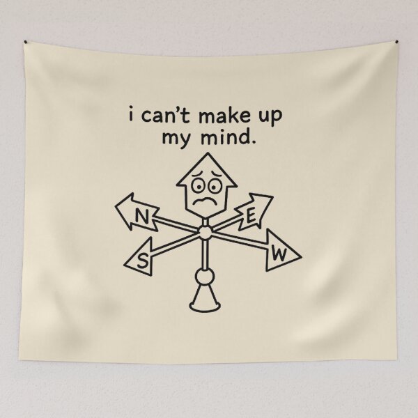 Item preview,  I Can't Make Up My Mind - Confused Weather Vane designed and sold by MiLaKK.