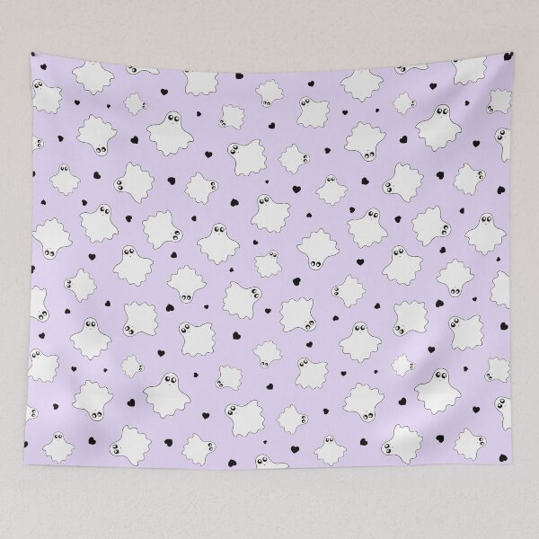 Item preview, Cute Kawaii Ghost - Adorable Halloween Spirit designed and sold by velvetearth.