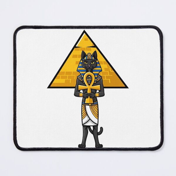 Item preview, Egyptian Cat God Bastet Ankh Pyramid designed and sold by k3rstman1.