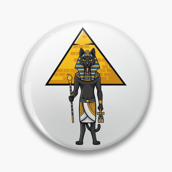 Item preview, Egyptian Cat God Pharaoh Bastet Pyramid designed and sold by k3rstman1.