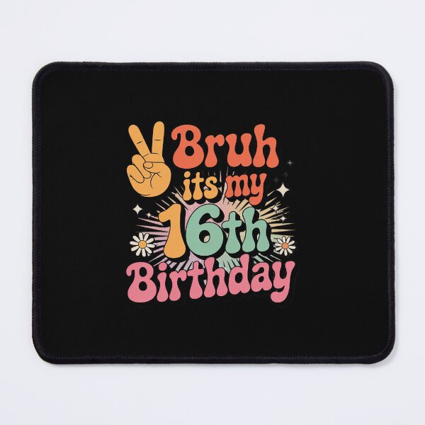 Item preview, Bruh Its My 16th Birthday Kids Boy 16 years Old Birthday designed and sold by BeetleMalon.
