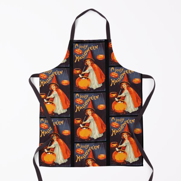 Item preview, Vintage A Jolly Halloween Cute Witch Trick or Treat designed and sold by theflandonian.