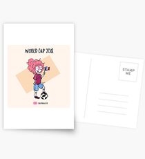 2018 World Cup - France flag Postcards