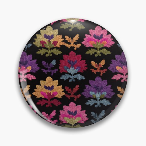Item preview, Chic Lush Floral Embroidered Print For Home Accent designed and sold by RoyalStarsPatts.