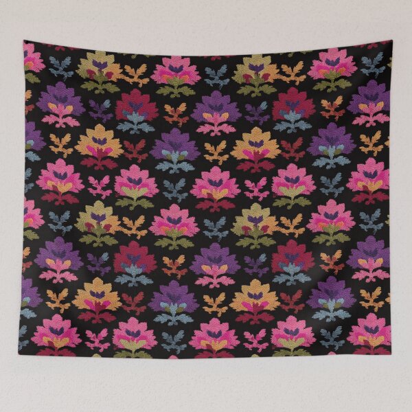 Item preview, Chic Lush Floral Embroidered Print For Home Accent designed and sold by RoyalStarsPatts.
