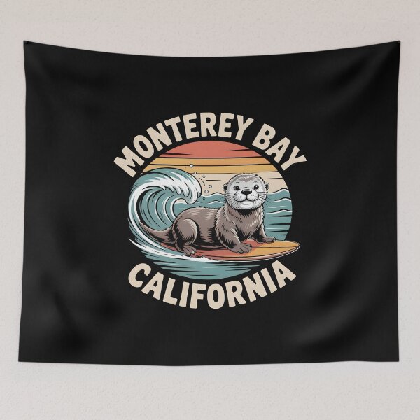 Item preview, Sea Otter Monterey - This design is created for ocean lovers, sea otter fans, and everyone who feels connected to the calm and joyful spirit of Monterey Bay. designed and sold by ZyziowskyArt.
