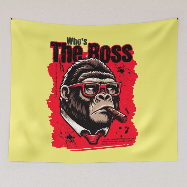Item preview, Who's The Boss - Strong Mighty Leader designed and sold by ifundesign.