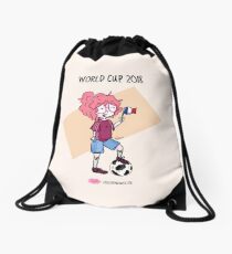 2018 World Cup - France flag Drawstring Bag