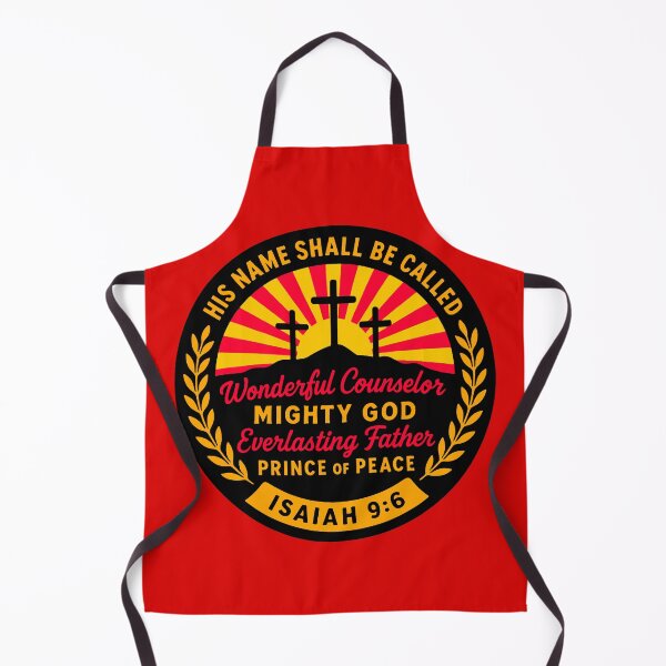 Item preview, Isaiah 9:6 Wonderful Counselor Mighty God Everlasting Father Prince of Peace designed and sold by plushism.