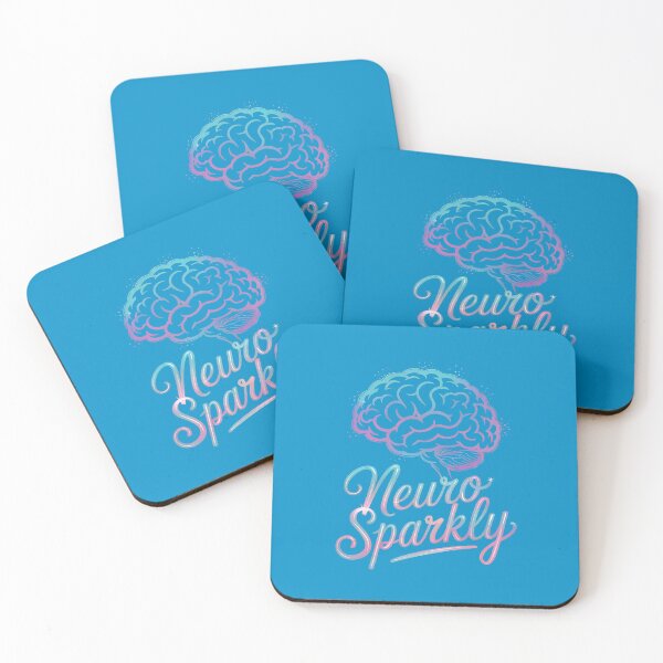 Item preview, Neuro Sparkly – Colorful Brain Gift for Neurodiverse Minds designed and sold by SkymarArt.