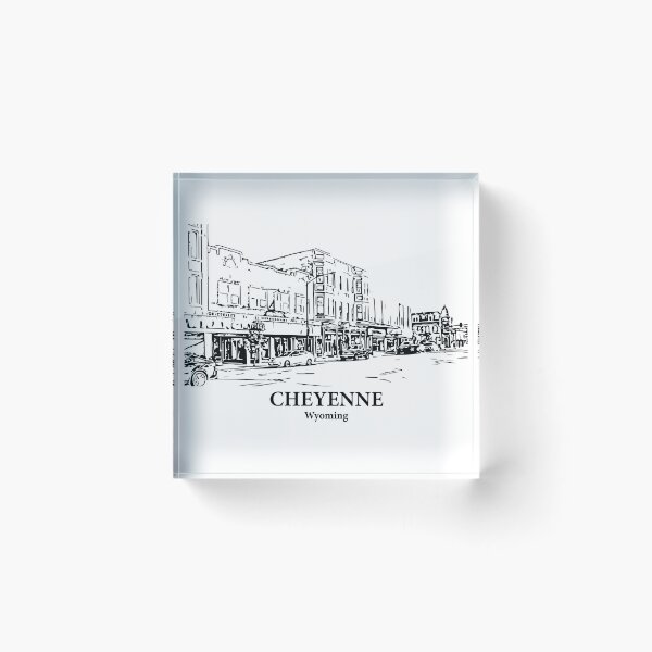 Item preview, Cheyenne - Wyoming designed and sold by Lakeric Cityscapes.