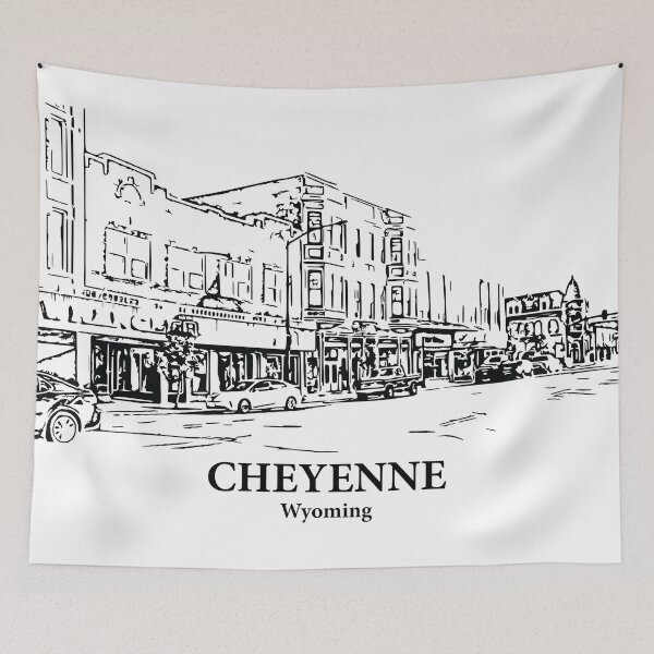 Item preview, Cheyenne - Wyoming designed and sold by Lakeric Cityscapes.