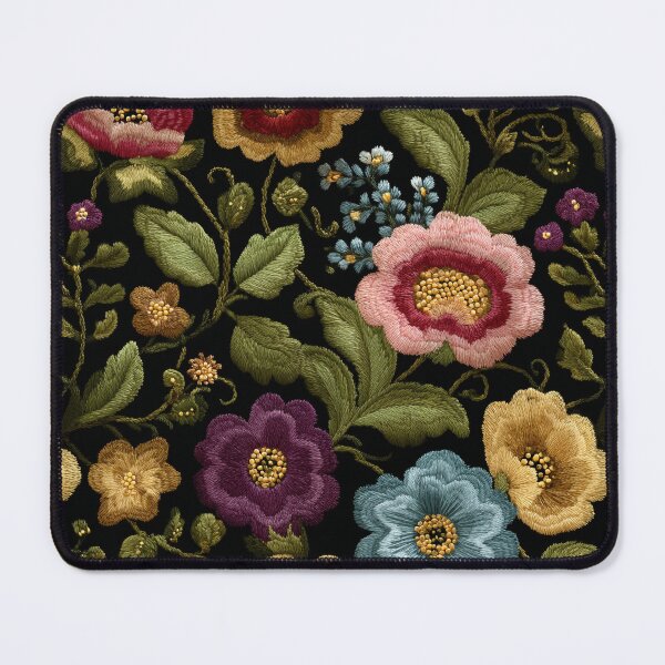 Item preview, Bold Exotic Floral Embroidered Pattern For Carnation Lovers designed and sold by RoyalStarsPatts.