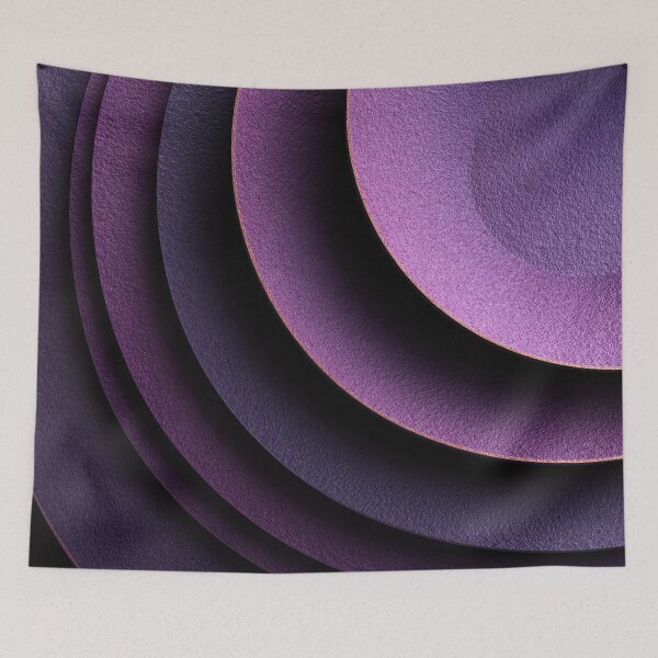 Item preview, Purple stacked plates designed and sold by anytka.