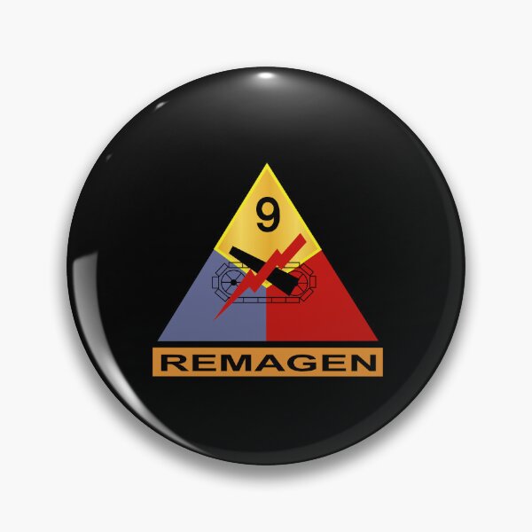 Item preview, Army - 9th Armored Division - Remagen wo Txt designed and sold by Military Insignia Products.