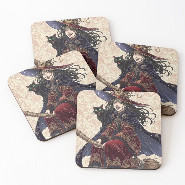 Item preview, Witch on the broom designed and sold by Talpha.