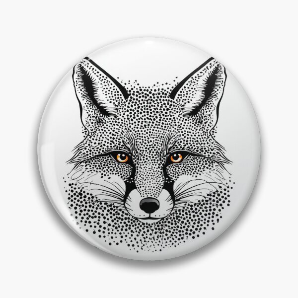 Item preview, Save the Earth | Fox Stipple Art | Wildlife Illustration designed and sold by Klara-Lablanca.